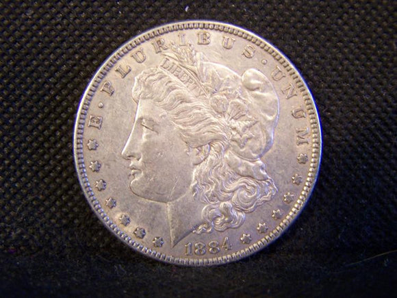 Morgan 1884 Silver Dollar, XF+ - Roadshow Collectibles