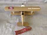 ERTL San Francisco 49ERS Coin Bank Biplane Diecast Made In Mexico 1997 - Roadshow Collectibles