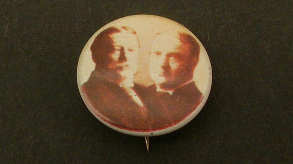 William H. Taft and James S. Sherman Political Campaign Button Of 1908 - Roadshow Collectibles