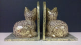 Bookends, a Pair, Wooden, Depicting Cats - Roadshow Collectibles