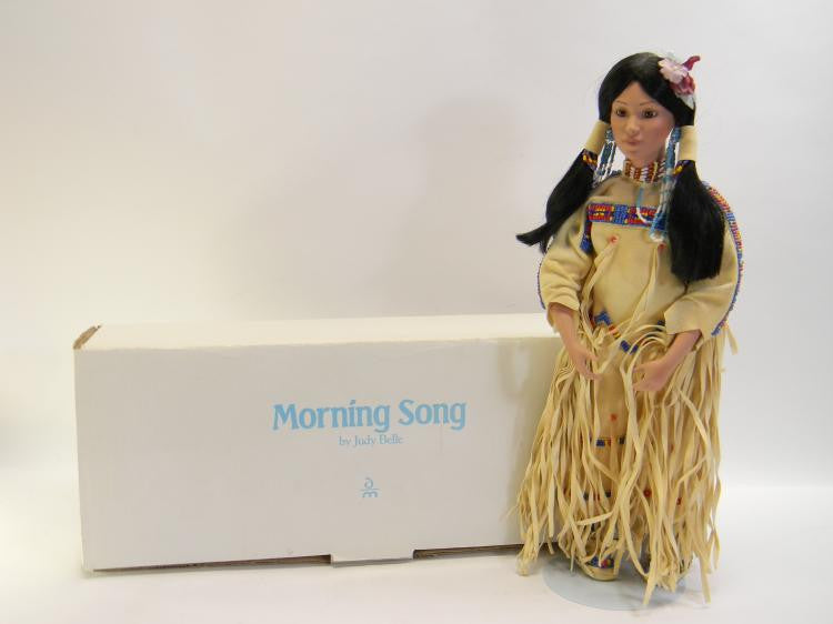 Danbury Mint Morning Song Native American Bride Collection Doll