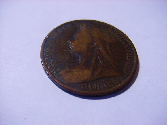 Queen Victoria of Great Britain, One Penny 1900 - Roadshow Collectibles