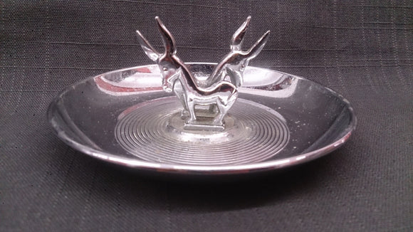Ashtray, Art Deco, 1930s, Pincherette, Chrome Plated, Donkey Figures - Roadshow Collectibles