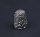 Thimble Cast In Pewter, 3 Elves, One Stitching One Nailing One Gluing - Roadshow Collectibles