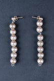 Silver Drop Stud Earrings, 7 Balls Each, Made By an Artisan Jeweler - Roadshow Collectibles