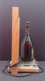 Moet et Chandon Champagne Bottle, with Backlit Glass Display