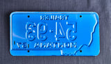 Trailer License Plate, 1967, Montana, Plate Number 54*93 - Roadshow Collectibles