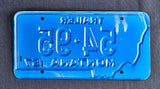 Trailer License Plate, 1967, Montana, Plate Number 54*95 - Roadshow Collectibles