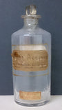 Apothecary Clear Glass Bottle Container, Used For Crude Drugs, 1869 - Roadshow Collectibles