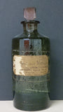 Apothecary Green Glass Bottle Container, Used For Crude Drugs, 1869 - Roadshow Collectibles