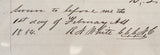 Slave Doc Signed On Feb 01, 1834, 54, Civic Leader Robert Newton White - Roadshow Collectibles