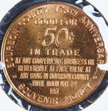 Trade Token, 50 Cents, Bourbon County KY, 175th Celebration, 1786-1961 - Roadshow Collectibles