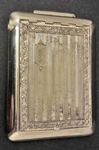 30s cigarette case metal - Gem
