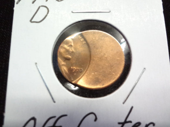 Lincoln Penny 1970 'D', Off Center Punch - Roadshow Collectibles