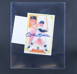 Mickey Mantle, Autographed Card, with Certificate Of Authentication - Roadshow Collectibles