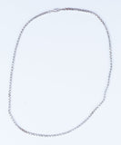 Sterling Silver Venetian Chain Link Necklace Hoop Clasp Made in Italy - Roadshow Collectibles