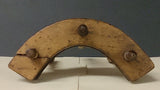 Wooden Clamp Vise, Crescent Shaped, Three Handles - Roadshow Collectibles