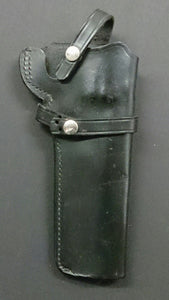 Black Leather Holster, Right Hand, Made By Skilled Craftsmen - Roadshow Collectibles