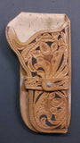 Tanned Leather Holster Right Hand Two-Toned Tooled By Skilled Craftsmen - Roadshow Collectibles