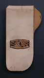 Tanned Leather Holster Right Hand Two-Toned Tooled By Skilled Craftsmen - Roadshow Collectibles