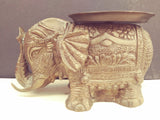 Bookends, a Pair, Brass, Elephant Stand To Place Change, Keys, Candle - Roadshow Collectibles