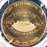 Trade Token, 50 Cents, 1812-1962 Town of Perinton NY Sesquicentennial - Roadshow Collectibles