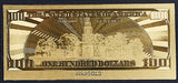 100 Dollar 24 Karat .999 Gold Banknote Bills, Double Sided - Roadshow Collectibles