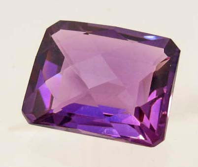 Emerald-Cut Purple Amethyst Gemstone, Brazil - Roadshow Collectibles