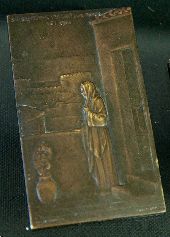 Miniature Plaque Cast In Copper, Period - WW1, 1914-1918 - Roadshow Collectibles