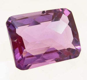 Emerald-Cut Purple Violet Amethyst Gemstone, Brazil - Roadshow Collectibles