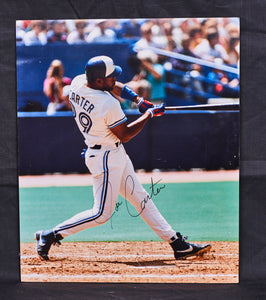 Blue Jay Joe Carter Signed Foam Board Poster, That Memorable Homer - Roadshow Collectibles