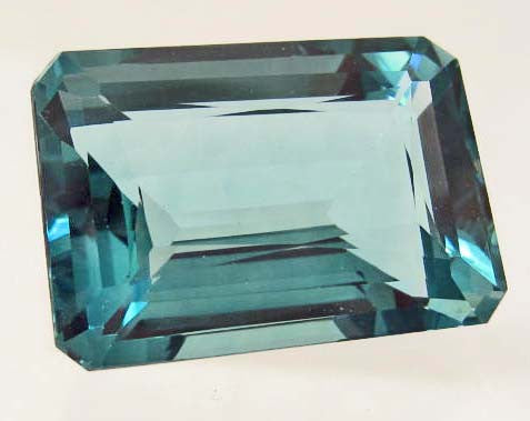 Blue Aquamarine Emerald Cut Gemstone, Africa - Roadshow Collectibles