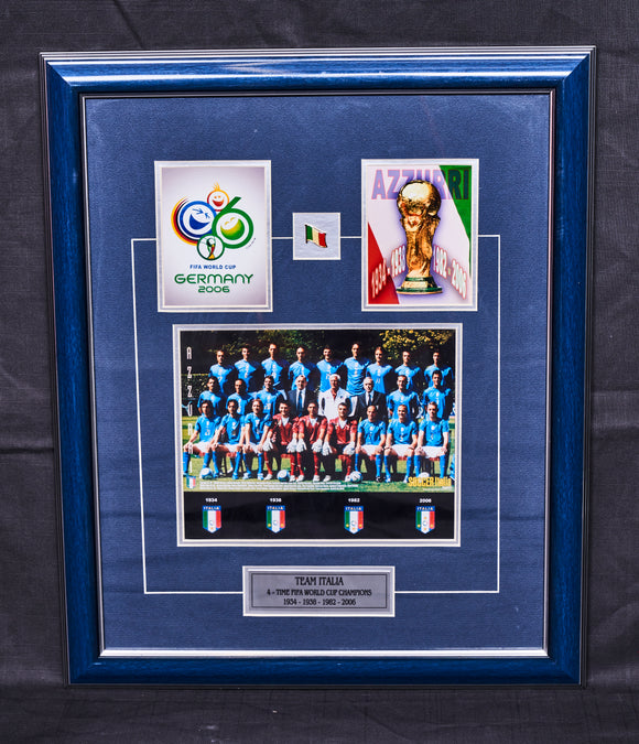 FIFA World Cup Champions 2006, Italy, Framed Team Picture - Roadshow Collectibles