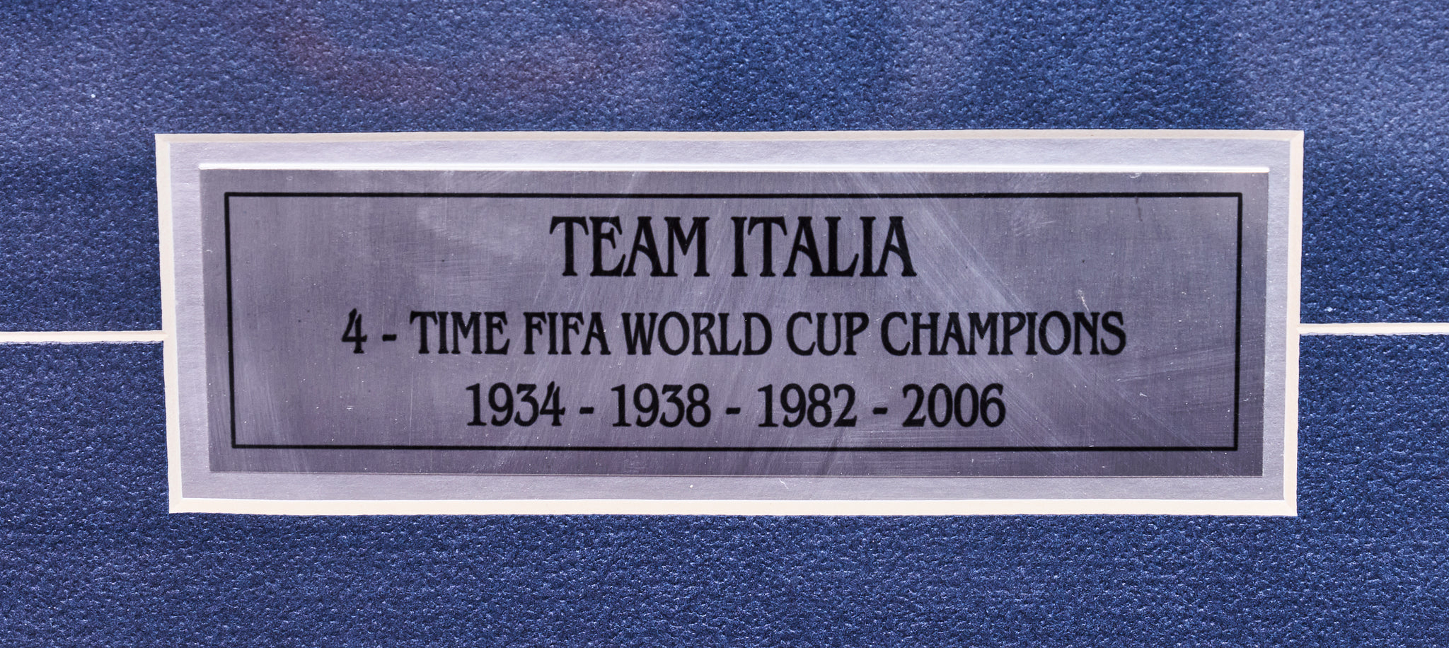 FIFA World Cup Champions 2006, Italy, Framed Team Picture