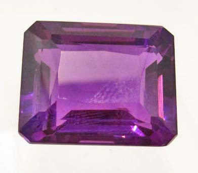Emerald-Cut Purple Amethyst Gemstone, Brazil - Roadshow Collectibles