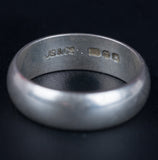 Sterling Silver Ring, Classic Wedding Band Design - Roadshow Collectibles
