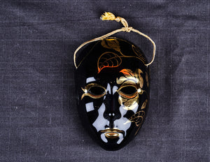 Face Mask Painted Ceramic Decorative Mardi Gras Type Home Wall Décor 4 Face Mask Painted Ceramic Decorative Mardi Gras Type Home Wall Décor 4