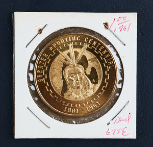 Trade Token Brass, Greater Pontiac Centennial 1861-1961 50 Cents Trade - Roadshow Collectibles