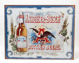 Anheuser-Busch Bottled Beers Metal Sign, Repro - Roadshow Collectibles