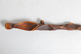Missouri Valley Walking Cane, Hand Carved Diamond Willow - Roadshow Collectibles