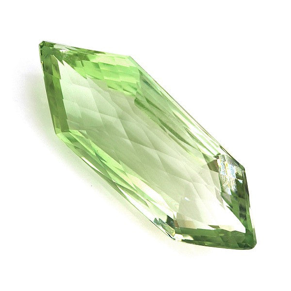 Free Form Cut Prasiolite Green Quartz Gemstone, – Roadshow