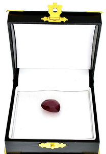 Pear-Cut Ruby Gemstone, Heavily Included Slightly Purplish Red, Africa - Roadshow Collectibles