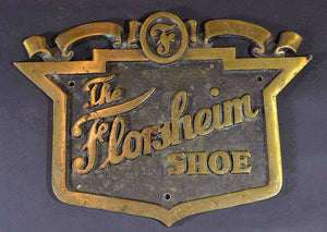 Florsheim Advertising Shoe Sign, Bronze, Circa 1925 - Roadshow Collectibles