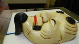Japanese Noh Okina Mask Carved and Painted By Hand Over 100 Years Old - Roadshow Collectibles