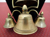 Brass Sleigh Bells, Four Bells Held By Arched Brackets, Early 1800s - Roadshow Collectibles