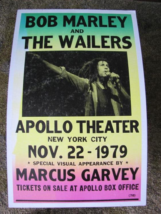 Bob Marley and The Wailers Concert Poster, New York City, Nov 22, 1979 - Roadshow Collectibles