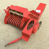 Toy, Tru-Scale Hay Baler Farm Equipment, Pressed Steel, Red, U.S.A. - Roadshow Collectibles