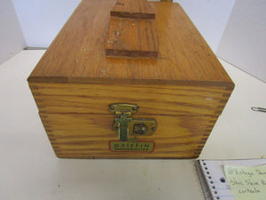 Griffin Shinemaster Shoe Shine Box, Oak Made - Roadshow Collectibles
