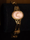 Cameo Bracelet & Earring Set by Goldette Costume Jewelry - Roadshow Collectibles