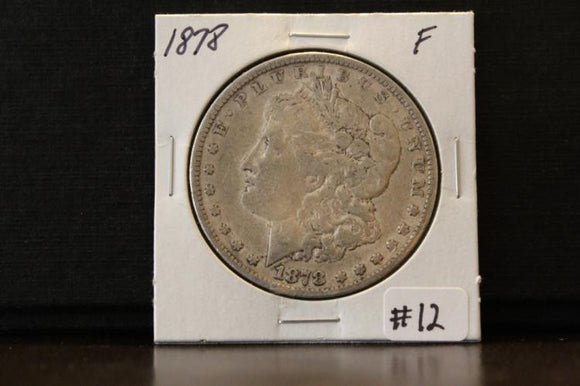 Morgan 1878 Silver Dollar, Fine - Roadshow Collectibles